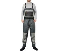 Genérico Chest Waders | Durable Fishing Wader Pants with Stocking Foot for Men & Women | Breathable River Wader Trousers for Fishing, Hunting, Camping, Boating - Warm, All-Weather Protection