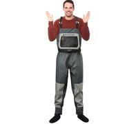 Genérico Chest Waders | Durable Fishing Wader Pants with Stocking Foot for Men & Women | Breathable River Wader Trousers for Fishing, Hunting, Camping, Boating - Warm, All-Weather Protection