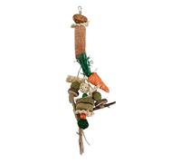 Genérico Chew Toys for Rabbit - Natural Materials 30 x 7 cm | Bunny Grinding Supply | Rabbit Teeth Chewer Enrichment Toy Durable Pet Chew Sticks for Indoor Outdoor Backyard Patio Cage Playpen Use
