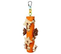 Genérico Chewing Parrot Toys - 10.4 Inch Wooden Beak Grinding, Bird Chew Cage Activity Wooden Chew | Parrot Enrichment Teeth Grinding Use For Parakeet Cockatiel Lovebirds
