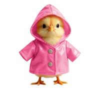Genérico Chick Costume - Waterproof Scratch Free, Bird Pet Raincoat, Comfortable Lightweight Chick Costume Raincoat for Outdoor Backyard Porch Patio Yard Indoor Spring Summer Weather Protection