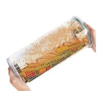 Genérico Chicken Breader Shaker Bowl, Fish Batter Shaker With Lid, 360 Degree Clear Roller For Home Kitchen Baking Camping Meal Preparation Deep Frying