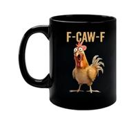 Genérico Chicken Ceramic Mug - 4.53x3.35 inches Funny Farm Coffee Cup for Easter, Valentines with Multi-Drink Function, Novelty Drinkware for Kitchen, Adults, Kids, White Ceramic, Everyday Use