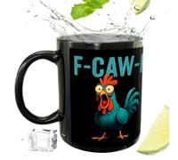 Genérico Chicken Coffee Mug Funny - 12oz Drinkware Rooster Ceramic Mugs - Novelty Cup,for Tea Coffee Milk Juice Hot Cold Drinks Family Friends Coworkers Chicken Lovers Favors Birthday Christmas