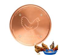 Genérico Chicken Coop- Pure Copper| Copperr Bird Bath Cleaning Disc for Outdoor Garden Fountain, Pond Cleaner, Coppeer Discs Chickens Cop Poultry Farm Livestock Red