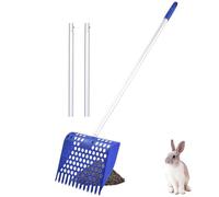Genérico Chicken Poop Scooper - Alluminum Alloy Litter Shovel, Detachable Cleaning Tool | Poultry Waste Collector for Chickens Ducks Rabbit Cats Dogs Hamsters Goats Pony Farm Yard Pet Maintenance