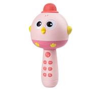 Genérico Chicken Shape Speaker Music Player - 2 en 1 Fun s | ABS Voice Changer Chicken Micrófono, Wireless Kids Micrófono con luz LED, Micrófonos Toy, Karaoke Device for Boys Girls Bi