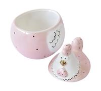 Genérico Chicken-Shaped Ceramic Storage Jar | Ceramic, 600 g/780 g, Sizes A/B | Airtight Lid Kitchen Container For Eggs Candy | Jewelry Organizer, Durable Home Decor Box