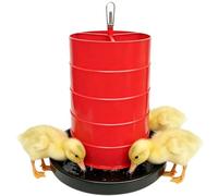 Genérico Chicken Waterer - Compact Livestock Beverage Dispenser, Convenient Poultry Feeding Reservoir Equipment, Reusable Outdoor Hydration Station | for Rabbits Ducks Bunny Goat Animal Yard Nouris