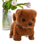 Generico Chien Peluche Intelligent Pour Eñfants - Jouet Robot Éducatif Interactif Qui Marche Et Aboie | Animal De Compagnie Électrique En Peluche Douce Pour Développement Sensoriel Et Cadeau Enfant