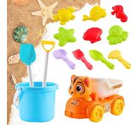 Genérico Children Bucket Outdoor, Colorful Animal Sandbox Toy Set, 8.5x4.5x6.7 Inch Construction Kit with Animal Character Build, Sand Toys, Durable Impact-Resistant Beach Accessory for Kids Toddle