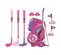 Genérico Children Golf Clubs, Interactive Kids Toys, Developmental Play Set, Lightweight Sports Equipment, Ideal para niños, niñas, interior, jardín, backyard, pink, color