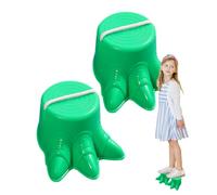 Genérico Children Walking Stilts Toy - 2pcs Balancing Dinosaur Foot Game | Classic picnic game & balancing activity for kids | Great for school competitions, parks & outdoor play
