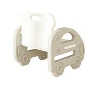 Genérico Childrens Chair - Heavy-Duty Portable Cute Seat | Car Shaped Children Backrest Seat for Home, School, Daycare, Kindergarten, Outdoor Garden Camping Dining Study