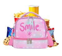 Genérico Children's Lunch Bag | Reusable Waterproof Easy Thermal Lunchbag | Children's Insulated Lunch Bag,for Students Boys Girls Home House Kitchen Beach Travel Camping
