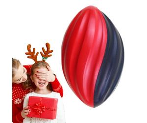 Genérico Childrens Rugby Ball - Sponge 15x10x8cm | Spiral Slow Rebound Rugby Toy | Reusable Kids Sports Ball For Team Activities Indoor Outdoor Play and Entertainment Fun
