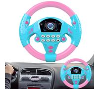 Genérico Children's Steering Wheel Toys with Sound and Light Pretend Simulated Portable Driving Controller Educational Toys For Kids