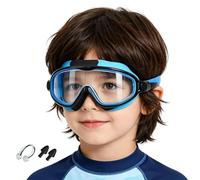 Genérico Children's Swimming Goggles - Waterproof Anti-Fog Goggles | High-Definition Large Frame Swimming Gogglés| Professional Recommended Swimmińg Supplies, Soft Silicone Leak-Proof Seal
