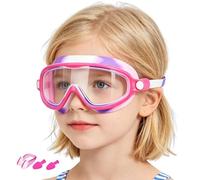 Genérico Children's Swimming Goggles - Waterproof Anti-Fog Goggles | High-Definition Large Frame Swimming Gogglés| Professional Recommended Swimmińg Supplies, Soft Silicone Leak-Proof Seal