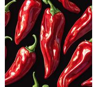 Genérico Chile Rojo Papel Pintado Autoadhesivo Verdura 44x200 cm Papel de Pared Removible Impermeable Estilo Vinilo PVC Pegatina es Estante del cajón de la cubierta del rodillo