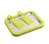 Genérico Chilled Platter - Instant Pan for Festivals | Portable Metal with Non-Electric Cooling Technology & Handled Blades for Milkshakes, Yogurt, Shaved Ice and Birthday Events