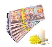 Genérico Chinese Hell Banknotes, Sacrificial Spirit Money, Traditional Ghost Festival Offering, Burnable Ancestor Currency Sheets, Symbolic Design for Qingming Tomb-Sweeping Ritual Use