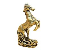 Genérico Chinese Lunar Horse Statue - Cultural Elegance Fusion, Wealth Figurine Keepsake, 2026 Year of The Horse Desk Statue | Spring Festival Ornament for Bookshelf Cabinet Dining Table Bedroom