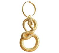 Genérico Chinese New Year 2025 Snake Decorations | Chinese Style Bag Charm,2025 Snake Year Hangable Ornament, Brass Animal Key Ring for Bag, Purse