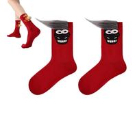 Genérico Chinese New Year of the Horse 2026 Chinese Zodiac Socks,Red Horse Socks for Women,Festive Animal Soft Cotton Stockings