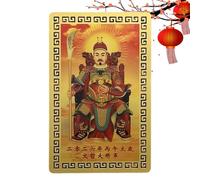 Genérico Chinese Tai Sui Card - 2026 Horse Year General Keepsake | Chinese Small Gold Blessing Cards, Good Luck Card - For Festival, Wealth, Harmony, Prosperi