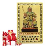 Genérico Chinese Tai Sui Card - 2026 Horse Year General Keepsake | Chinese Small Gold Blessing Cards, Good Luck Card - For Festival, Wealth, Harmony, Prosperi
