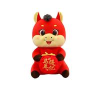 Genérico Chinese Year of The Horse Plush - 2026 Chinese Horse Mascot | Stuffed Animal Toy Blessing Souvenir for Office School College Dorm Car Interior Bookshelf Tabletop Decor