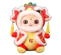 Genérico Chino Nuevo Año Snake Plush - 2025 Year of The Snake Stuffed Animal | Adorable Snake Mascot Doll for Spring Celebrations
