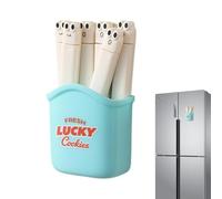 Genérico Chip Bag Clips - Magnetic Food Bag, Funny Snack Clamp | 6 clips de almacenamiento para chips Bread Coffee Vegetables, Grip Strong Kitchen Pantry Organizer for Home Apartment Office Pi, Azul y