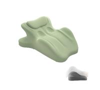 Genérico Chiro Monk Couple Pillow, Ergonomic Couple Pillow, Wedge-Shaped Memory Foam Design, Provides Lumbar Support, Suitable for Variety of Intimate Positions (Green)