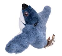 Genérico Chirping Bird Cat Toy, Rechargeable Animal Toys, Interactive Cat Exercise Toys, Indoor Cat Toys, Touch Activated Kitten Toy, Rechargeable Cat Toy, Interactive Bird Toy for Cats (Plush)