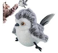 Genérico Chirping Bird Toy, Interactive Cat Toy, Feather Cat Toy, Cat Toy, Automatic Cat Toy, Touch Activated Toy, Cat Exercise Toy, Indoor Cat Toy, Cat Toy Sound, Boredom Relief Cat,Feather Sound