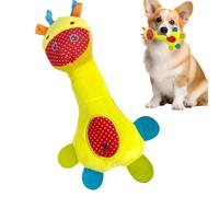 Genérico chirriante Perro Peluche, Interactivo Masticar con Animales Dibujos Animados, Jugar con chirriador Suave, diseño Mono y | Entretenimiento y Duradero