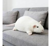 Genérico Chonky Rats Plush 50 cm Suave Jumbo Rats Peluche Animal Lindo Animales Realistas Almohada para Cama, Sofá y Decoración de la Habitación, Regalo de Cumpleaños para Niños Adultos
