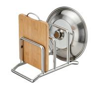 Genérico Chopping Board Holder - Space Saving Organizer | Large Capacity Kitchen Counter Holder For Chopping Board, Perfect For Home, Apartment, Rental, Housewarming, Birthday, Christmas, New Year