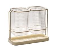 Genérico Chopstick Holder, Kitchen Organizer, Clear Modern Design, Utensil Storage Rack, Fork Spatula Stand for Cabinets, Countertops, Home, Meal Prep, and Cooking Tools, Multicolor