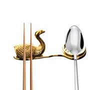 Genérico Chopstick Rest | Swan Shape Stainless Steel Rack - Dishwasher Chopstick Holder,for Home Kitchen Wedding Dining Table Decoration Guest