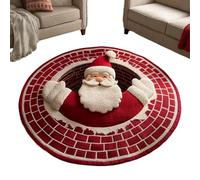 Genérico Christmas 3D Rug, 3D Illusion Christmas Doormat, Heavy Duty Non Slip Decorative Doormats For Entrance Outside Entry Yard Floor Patio Home Outdoor Bedroom Living Room Kitchen Porch