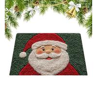 Genérico Christmas Bath Rug - Winter Holiday Non Slip Floor Mat, Washable Soft Bath Area Rug | Perfect for Home, Festival Decoration, Living Room, Apartment, Kitchen, Door, Dorm 80x50 cm