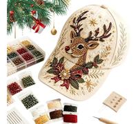 Genérico Christmas Beaded Hat DIY Kit 60cm Craft Set With Embellishments