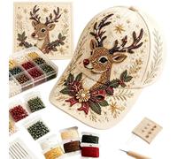 Genérico Christmas Beaded Hat DIY Kit | DIY Christmas Party Headgear