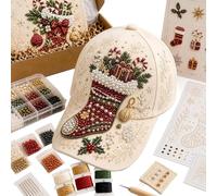 Genérico Christmas Beaded Hat | DIY Kit DIY Christmas Party Headgear