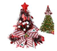 Genérico Christmas Bow Hat - Decoraciones múltiples con Santa Hat Headband for Holiday Fun | Soft Lightweight Festive Accessory for Bedroom Desk Home, 34 x 38 cm
