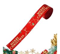 Genérico Christmas Bow - Tree Decorations | Seasonal Decor for Holiday, Christmas Tree Ribbon for Crafts, Kitchen Wrap Organizer for Gift Wrapping Wreaths, Home Accessories for Indoor