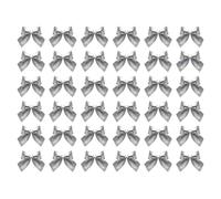 Genérico Christmas Bows Decor - Small Ornaments For Holiday Decorating | Cloth with 36 Pieces, Decorative Tree Bows For Wrapping, Crafts, All Window, Door, Patio, Porch, Wedding Birthday